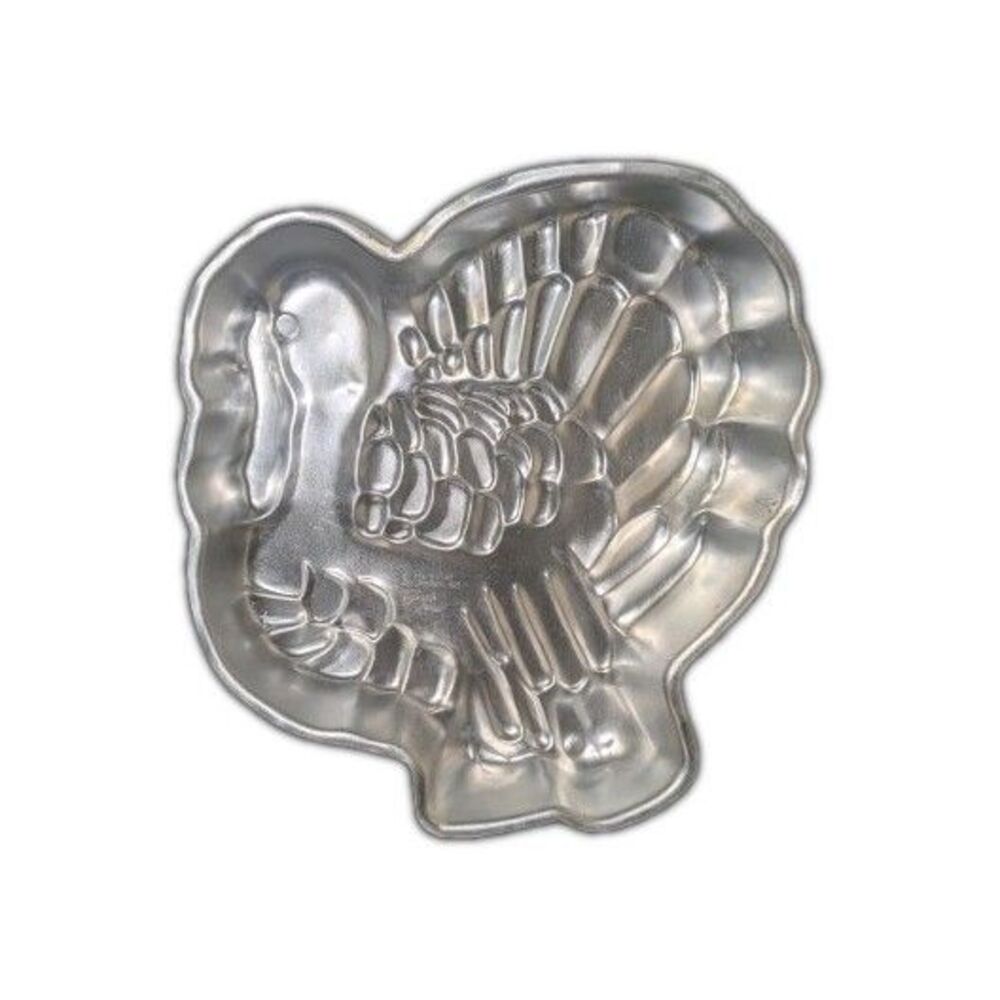 Wilton Turkey-Shaped Aluminum Baking Mold Non-Stick 1.5L 450°F 502-2634